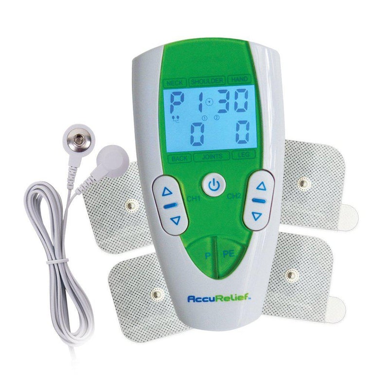 AccuRelief Dual Channel TENS Pain Relief System Image of the AccuRelief Dual Channel TENS Pain Relief System.
