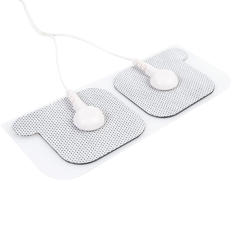 Image of the attached electrode pads.
