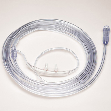 Adult Medical Oxygen Cannula w/EZ-Wraps Image of the Adult Medical Oxygen Cannula w/EZ-Wraps.