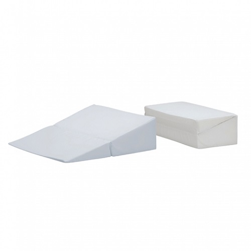 Image of the white Bed Wedge product on white background.