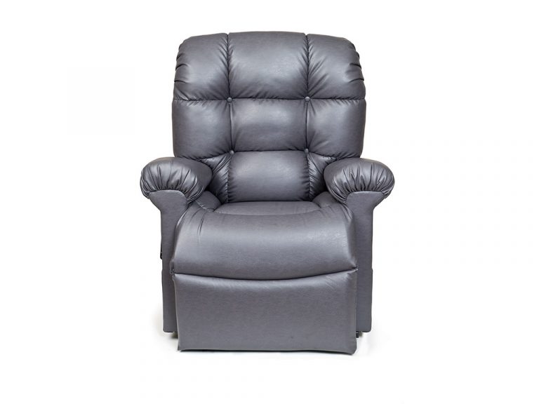 Image of a grey Cloud Power Lift Chair Recliner.