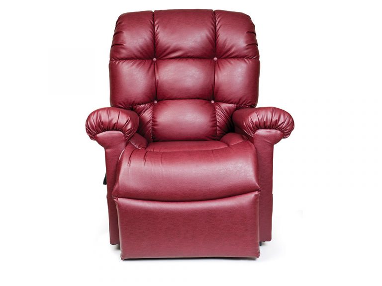 Image of the red Cloud Power Lift Chair Recliner.