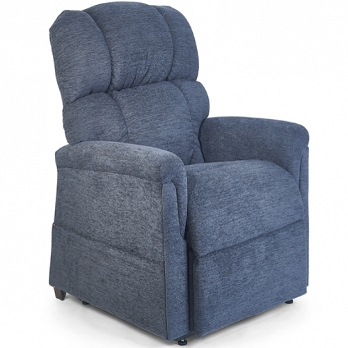 Comforter Power Lift Chair Recliner Oxford Image of the blue Comforter Power Lift Chair Recliner in Oxford.