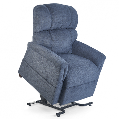 Image of the Comforter Power Lift Chair Recliner in Oxford lifted.