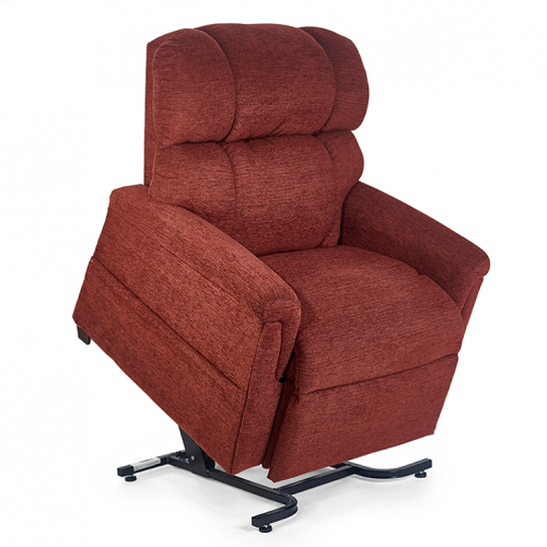 Image of the Comforter Power Lift Chair Recliner in Port lifted.