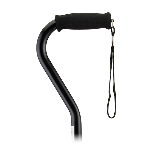 Image of Nova Ortho-Med Designer Aluminum Offset Canes in black.