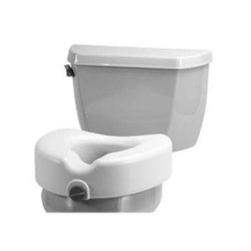 Raised Toilet Seat - Clamp-On Image of product Raised Toilet Seat - Clamp-On on white background.