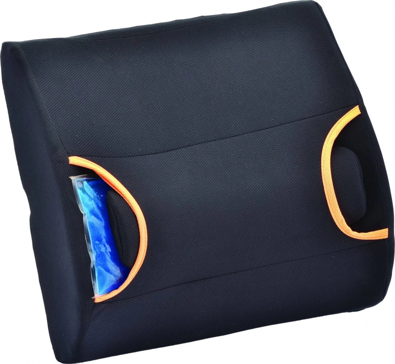 Image of the Back Cushion with Hot/Cold Pack.