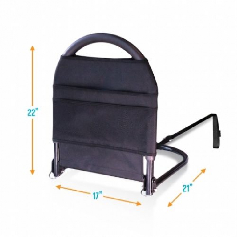 Image of the product Bed Rail Advantage and the dimensions written around it.