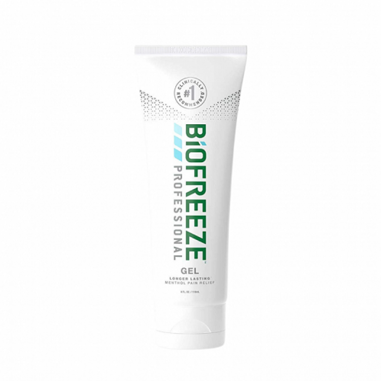 Image of the colorless Biofreeze Professional Gel against white background.