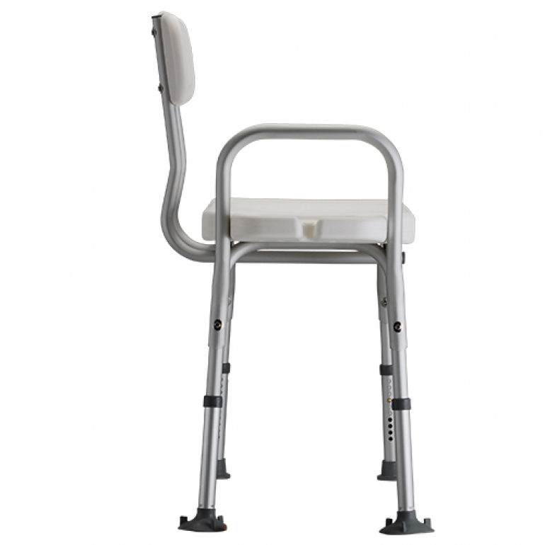 Image of the Nova Deluxe Transfer Bench from the side.