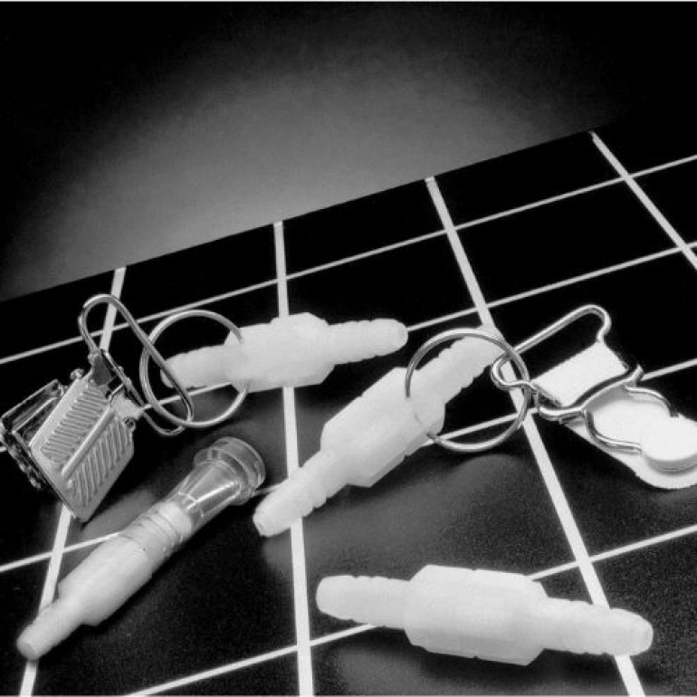 Image of the Oxygen Connector Tubing on black background.