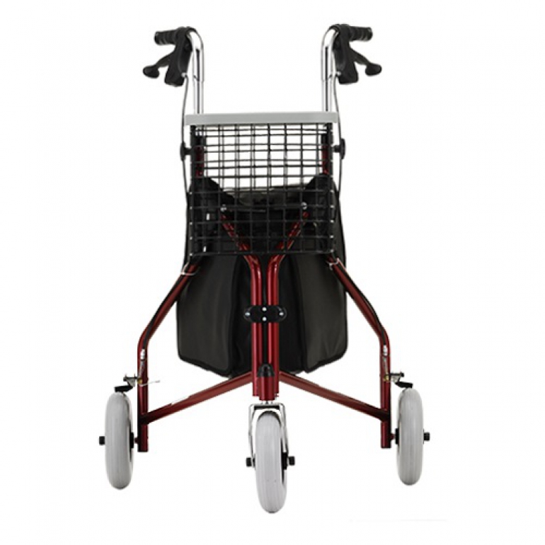 Front view of the Traveler 3 Wheel Walker.