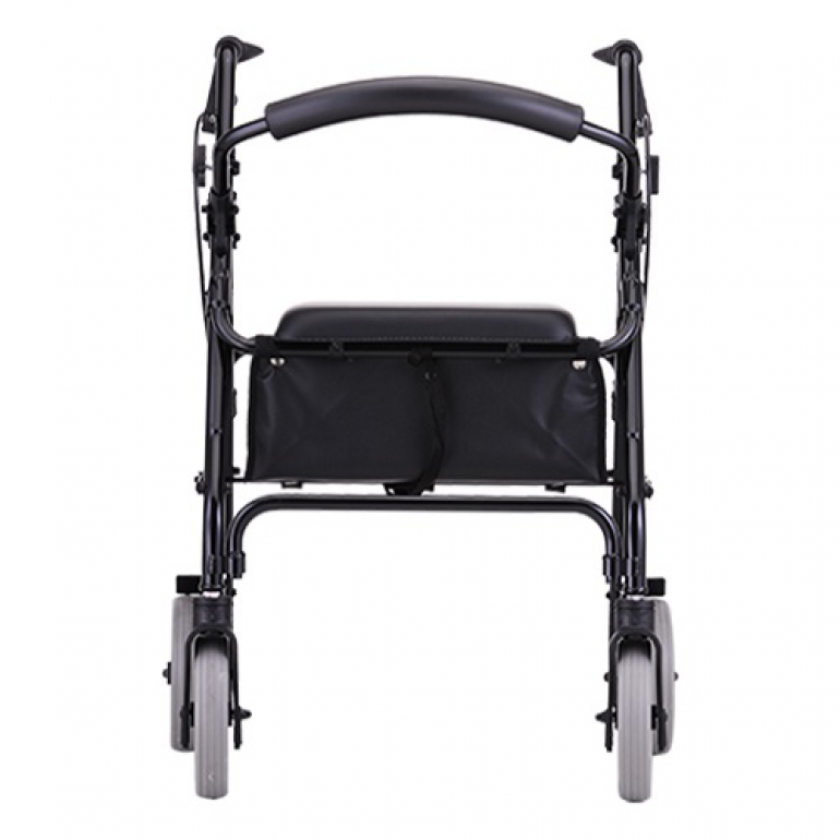 Image of the Zoom 22 Rolling Walker from the front.