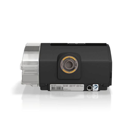 ResMed AirSense 10 Autoset Back Image of the back of the ResMed AirSense 10 Autoset.