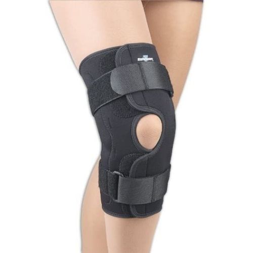Safe-T-Sport Wrap Around Hinged Knee Stabilizing Brace Image of the Safe-T-Sport® Wrap Around Hinged Knee Stabilizing Brace.