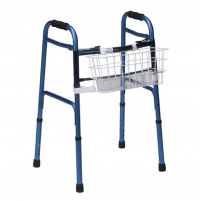Image of the Universal Walker Basket on a walker. thumbnail