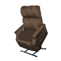 Image of the Quik-Sorb Furniture Protection Pads Chocolate Chair. thumbnail