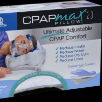 Image of the CPAPMax Pillow 2.0 packaging. thumbnail