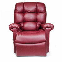 Image of the red Cloud Power Lift Chair Recliner. thumbnail