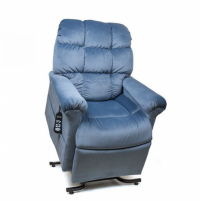 Image of the blue Cloud Power Lift Chair Recliner. thumbnail