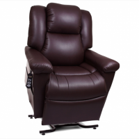 Image of the lifted Day Dreamer Power Lift Recliner. thumbnail