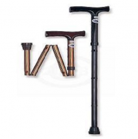Image of the Nova Ortho-Med Folding Travel Cane. thumbnail
