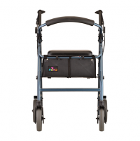 Image of the Zoom 24 Rolling Walker from the front. thumbnail