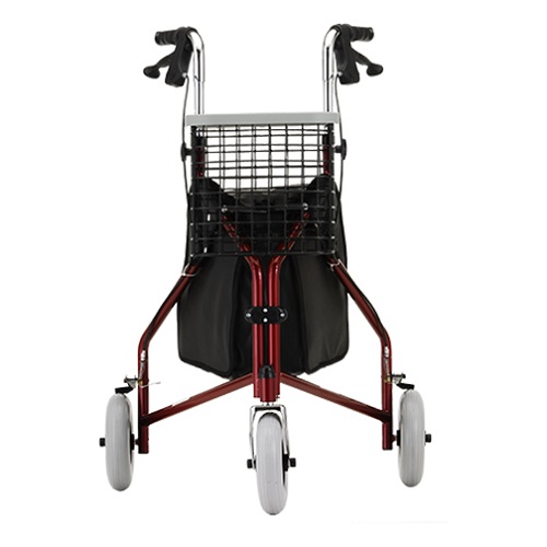 Front view of the Traveler 3 Wheel Walker.