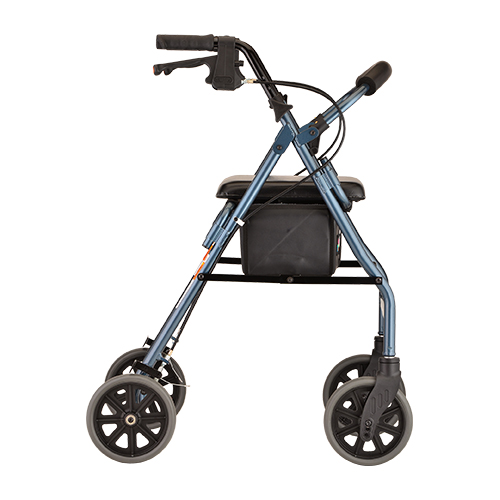 Image of the Zoom 24 Rolling Walker from the side.